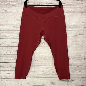 NWOT Lululemon Align High-Rise Pant Pockets‎ 25" Gym Yoga Burgundy Women's US20